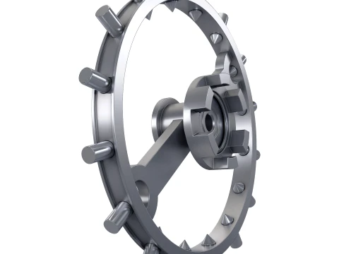 Pinwheel Gear Assembly M1 3D Model