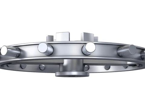 Pinwheel Gear Assembly M1 3D Model