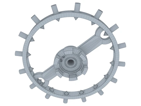 Pinwheel Gear Assembly M1 3D Model
