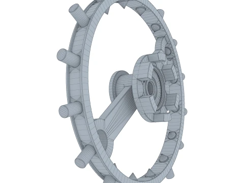 Pinwheel Gear Assembly M1 3D Model