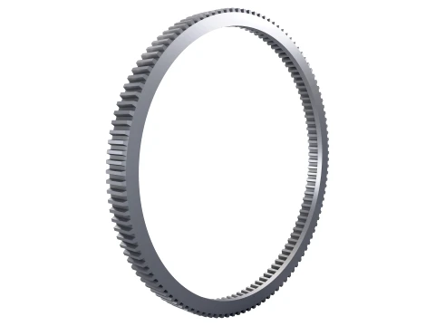 Corona Dentada D1327mm T100mm M1 Low Poly Modelo 3D