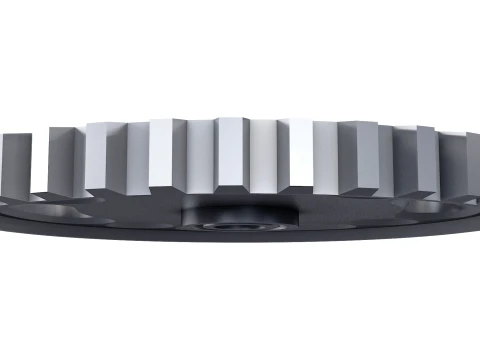 Sperone D435mm T53mm M1 Basso Poly Modello 3D