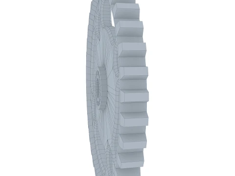 Sperone D435mm T53mm M1 Basso Poly Modello 3D