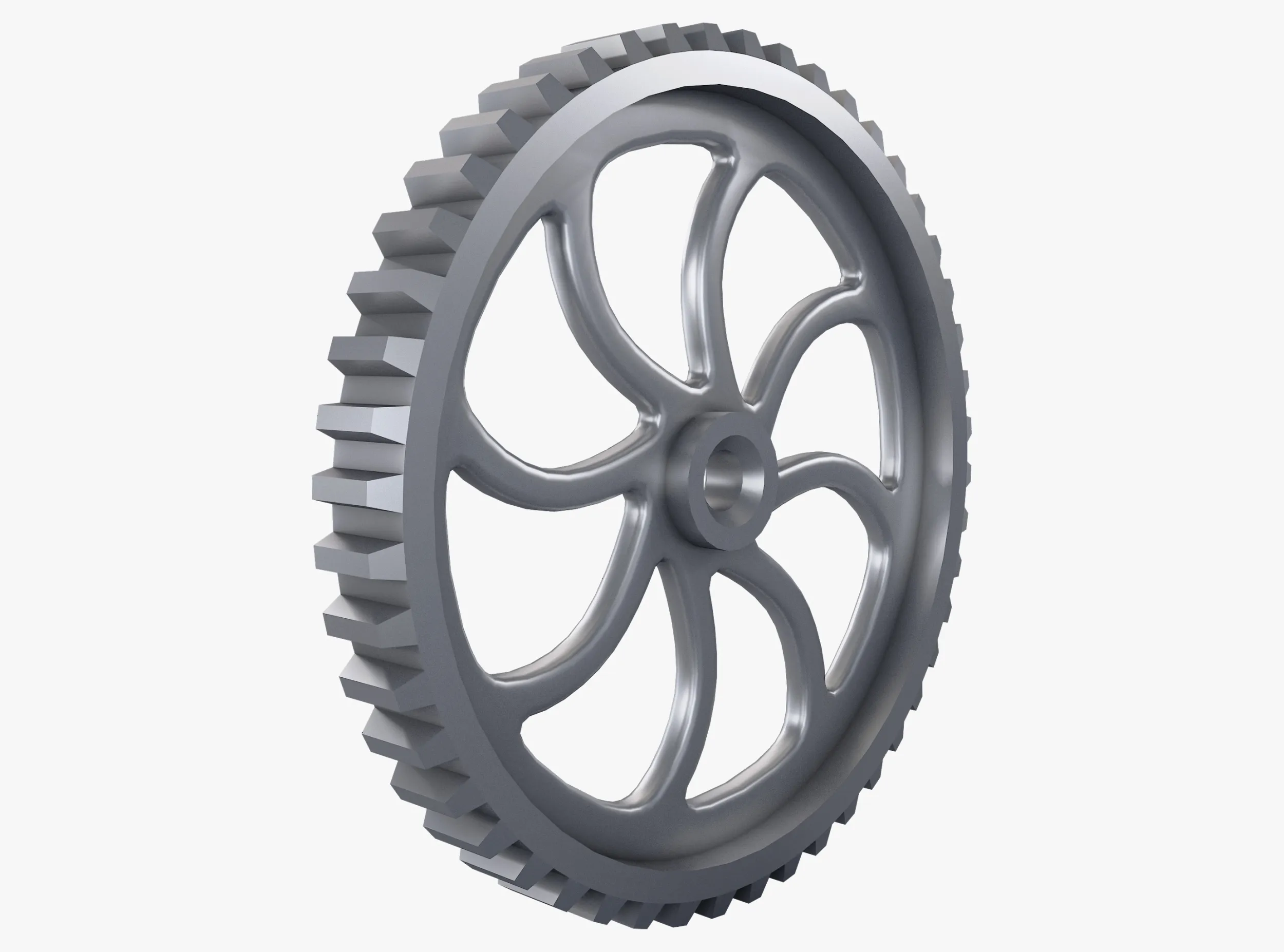 Dente de engrenagem D569mm T63mm M1 Low Poly Modelo 3D .c4d .max .obj .3ds .fbx .stl .blend 