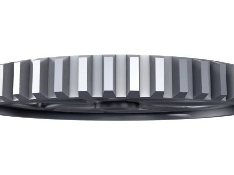 Dente de engrenagem D569mm T63mm M1 Low Poly Modelo 3D