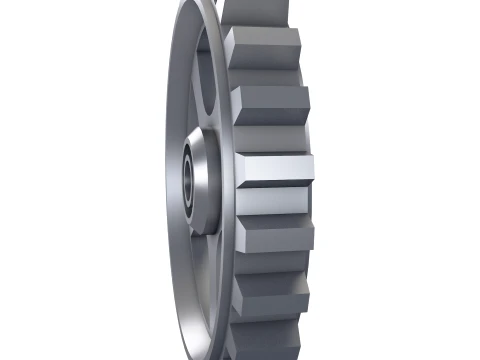 Sperone D645mm T102mm M1 Basso Poly Modello 3D