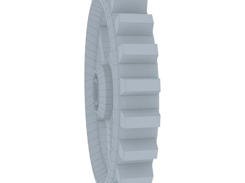 Sperone D645mm T102mm M1 Basso Poly Modello 3D