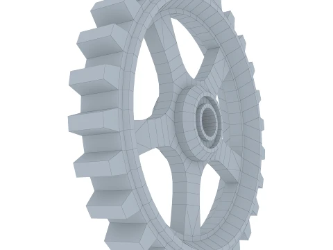 Sperone D645mm T102mm M1 Basso Poly Modello 3D