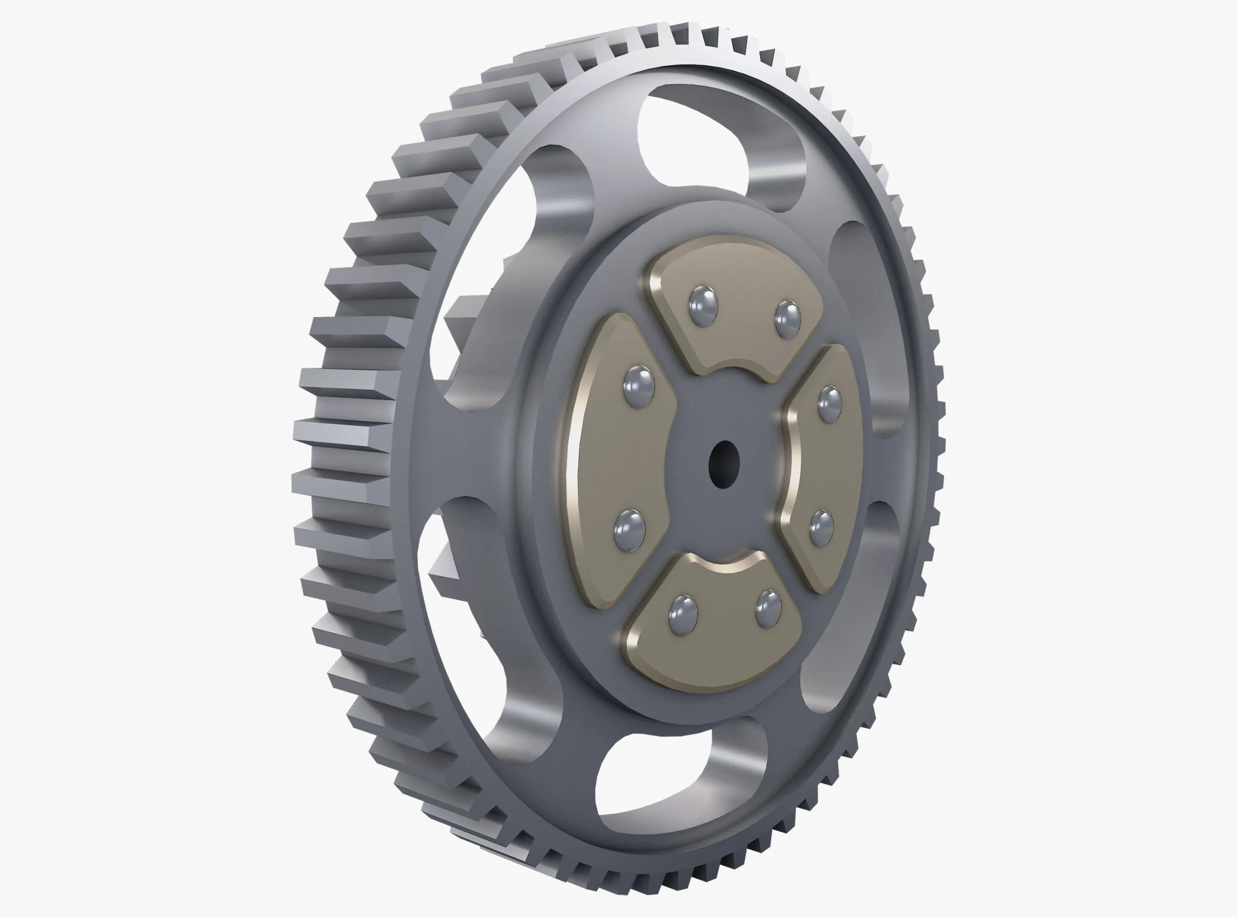 Gear Spur D703mm T215mm M1 Low Poly 3D Model .c4d .max .obj .3ds .fbx .stl .blend