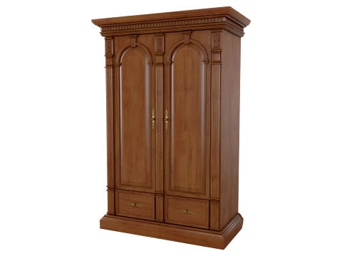 2 Door Wardrobe Verona 21M 3D Model