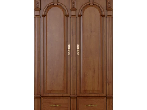 2 Door Wardrobe Verona 21M 3D Model