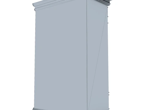 2 Door Wardrobe Verona 21M 3D Model