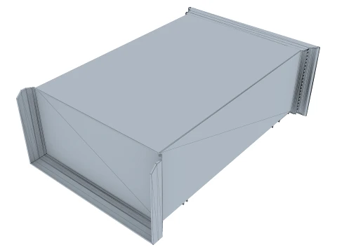 2 Door Wardrobe Verona 21M 3D Model