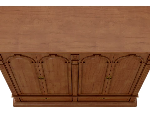4 Door Wardrobe Verona 24 1M 3D Model