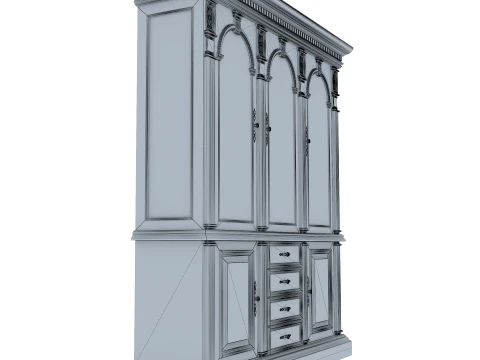Buffet Cabinet Verona 8M 3D Model
