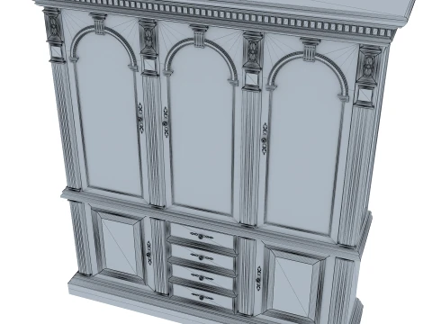 Buffet Cabinet Verona 8M 3D Model
