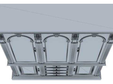 Buffet Cabinet Verona 8M 3D Model