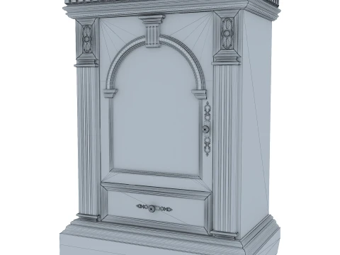 Cabinet Verona 4M 3D Model