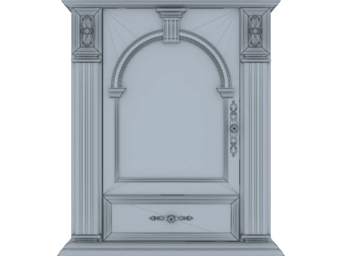 Cabinet Verona 4M 3D Model