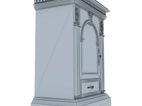 Cabinet Verona 4M 3D Model