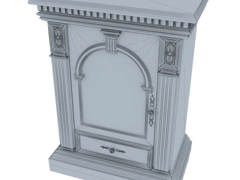 Cabinet Verona 4M 3D Model