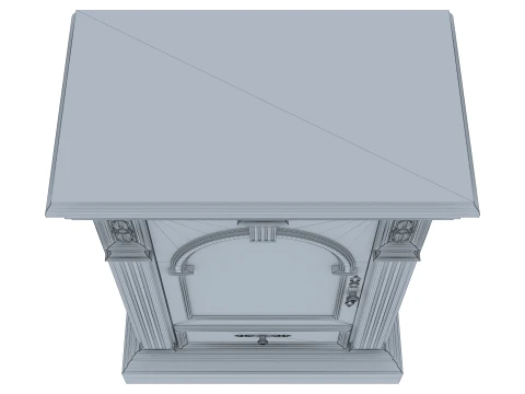 Cabinet Verona 4M 3D Model