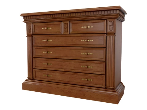 Chest of Drawers Verona 1M 3D Model