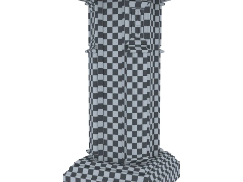 コラムスタンド ヴェローナ 25M 3Dモデル