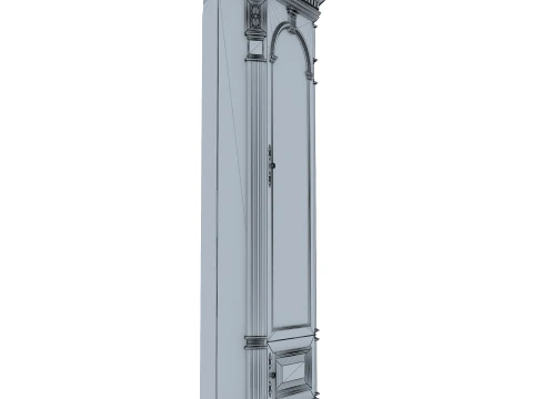 Corner China Cabinet Verona 28M 3D Model