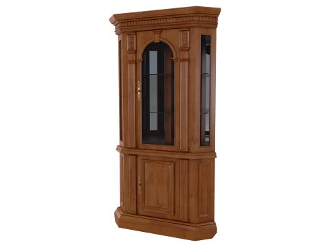 Corner Display Cabinet Verona 9M 3D Model