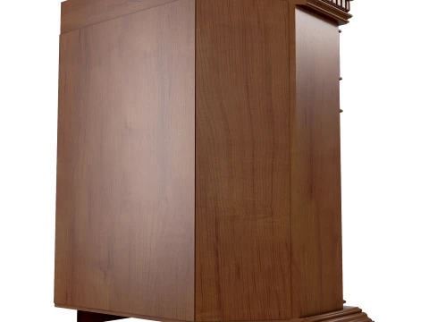 Corner Fireplace Mantel Verona 39M 3D Model