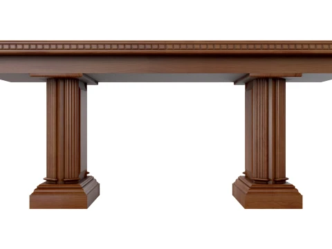 Dining Table Verona 14 1M 3D Model