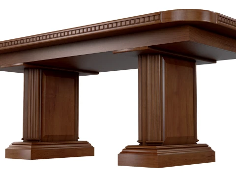 Dining Table Verona 14 1M 3D Model