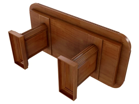 Dining Table Verona 14 1M 3D Model