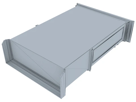 Display Cabinet Verona 7M 3D Model