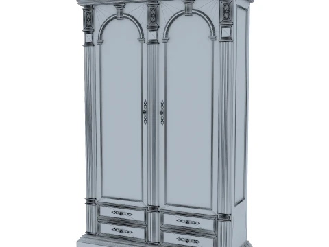 Display Cabinet Verona 22M 3D Model