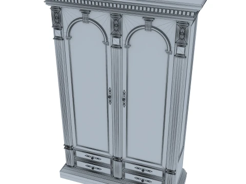 Display Cabinet Verona 22M 3D Model
