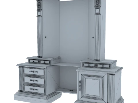 Dressing Table Verona 5M 3D Model