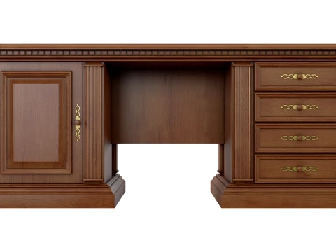Executive Desk Verona 30M 3D Model