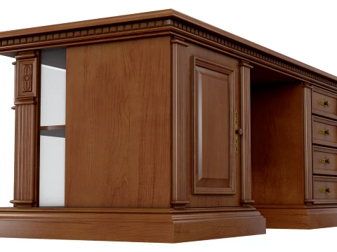 Executive Desk Verona 30M 3D Model