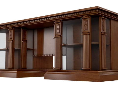 Executive Desk Verona 30M 3D Model