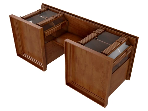 Executive Desk Verona 30M 3D Model