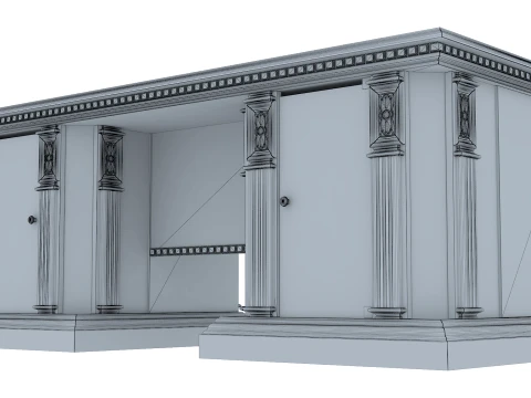 Executive Desk Verona 30M 3D Model