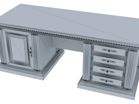 Executive Desk Verona 30M 3D Model