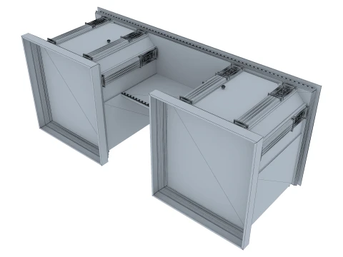 Executive Desk Verona 30M 3D Model