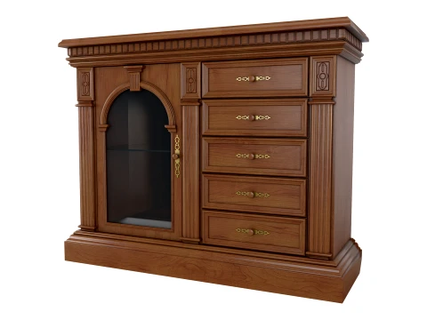 Sideboard Verona 2M 3D Model