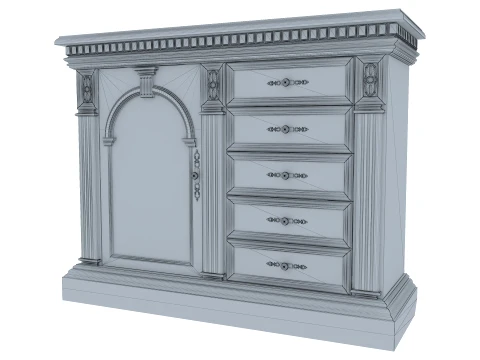 Sideboard Verona 2M 3D Model