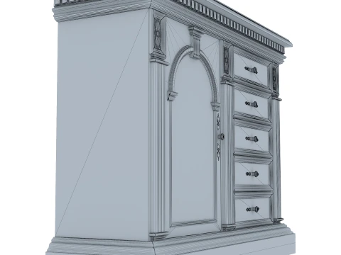 Sideboard Verona 2M 3D Model