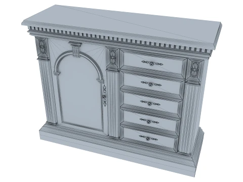Sideboard Verona 2M 3D Model