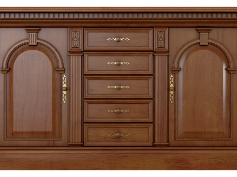 Sideboard Verona 11 1M 3D Model